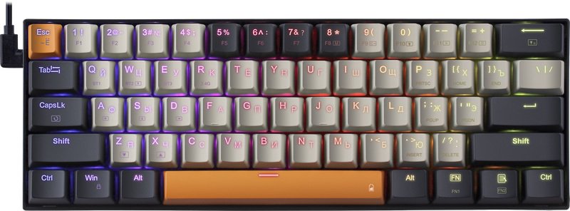 

Клавиатура Redragon Caraxes Pro (черный/серый)