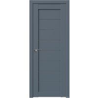 Межкомнатная дверь ProfilDoors 71U R 70x200 (антрацит, стекло графит)