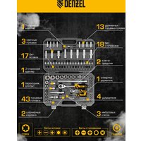 Универсальный набор инструментов Denzel 15814 (109 предметов)