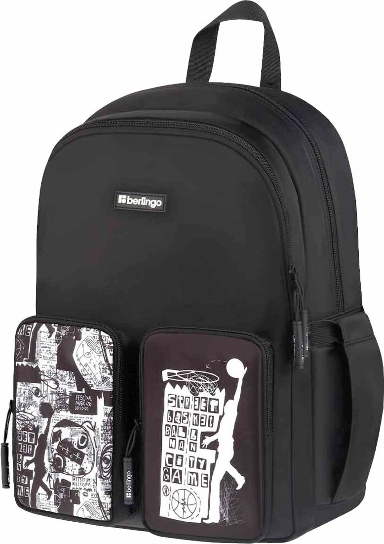 

Школьный рюкзак Berlingo UrbanBlack. Street Style RU-TP-1102