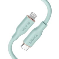 Кабель Anker PowerLine III Flow 641 A8662 USB Type-C - Lightning 60W (0.9 м, зеленый)