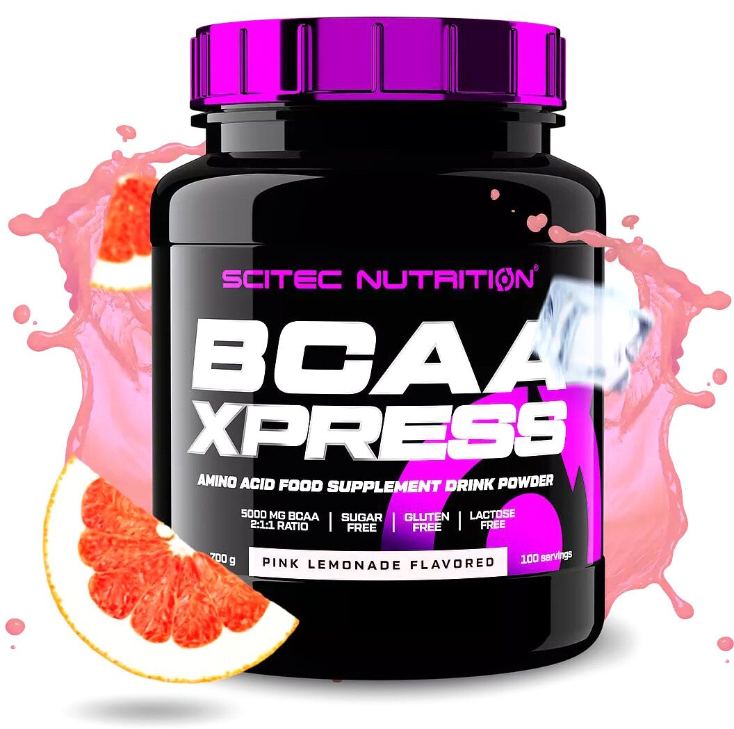 BCAA Scitec Nutrition BCAA Xpress (700 г, розовый лимон)