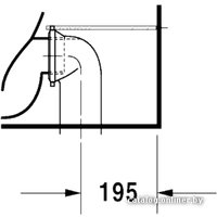 Унитаз напольный Duravit Starck 3 (012809) (без сиденья)