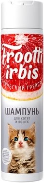 

Шампунь Irbis Frootti тропический грейпфрут для котят и кошек 250 мл