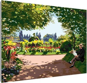 Картина по номерам PaintLine Клод Моне. Сад имени Баумана PL-00181