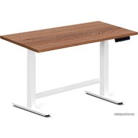 Стол для работы стоя Fit Focus X-2 Balk с электроприводом одномоторный, белый, дуб денвер трюфель, 18 мм