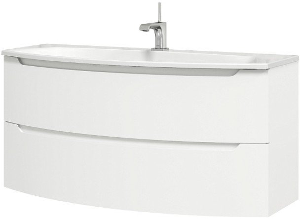 

Belux Тумба под умывальник Ганновер НП 120-02 (1, белый глянец)