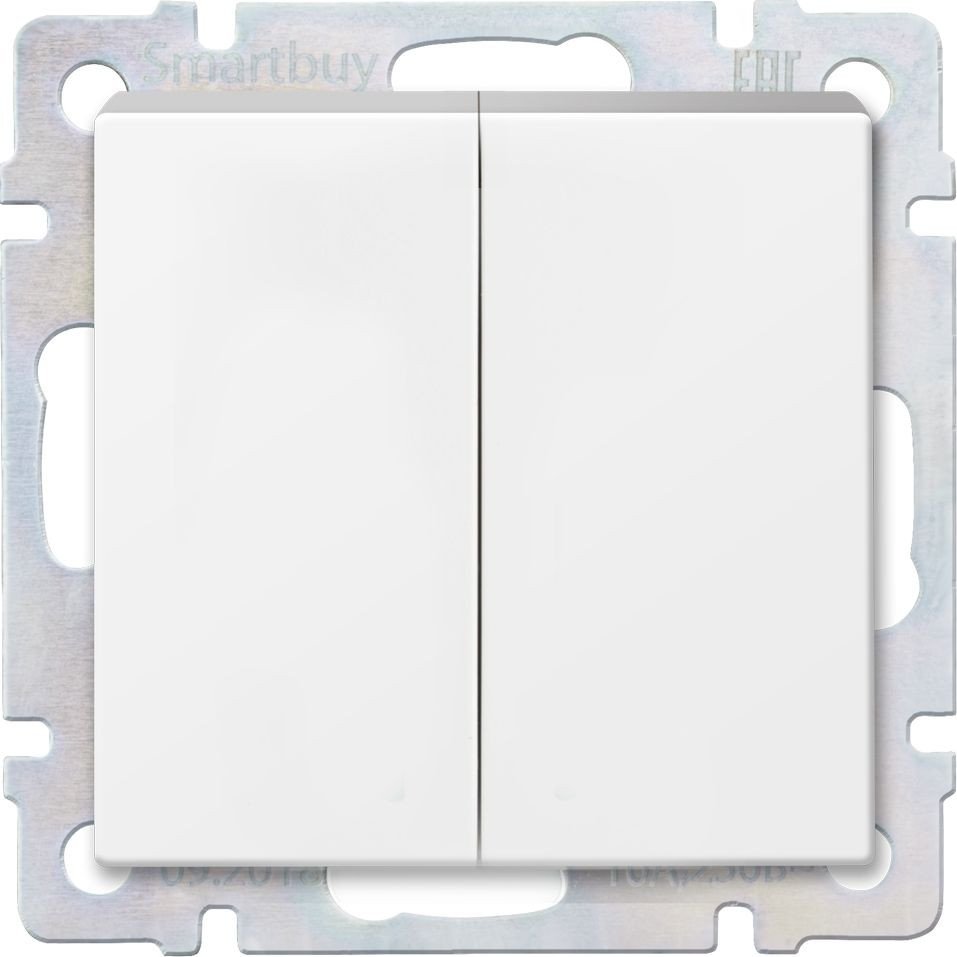 Выключатель SmartBuy Нептун SBE-05w-10-SW2-0