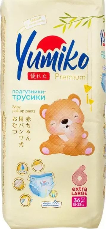 

Трусики-подгузники Yumiko 6XXL (36 шт)