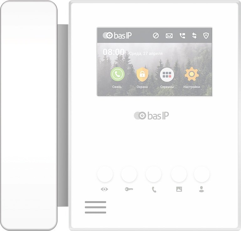 

Абонентское аудиоустройство BAS-IP SP-AU (белый)