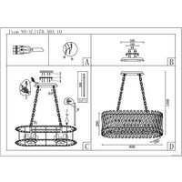Подвесная люстра ST Luce Fabio SL1170.303.10