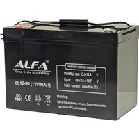 Тяговый аккумулятор ALFA 12V-90Ah(C20) L+ (90 А·ч)