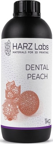 Фотополимер HARZ Labs Dental Peach 1000 г (персиковый)