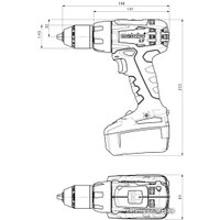 Дрель-шуруповерт Metabo BS 18 LT Set 602102600 (с 2-мя АКБ, набор инструмента)