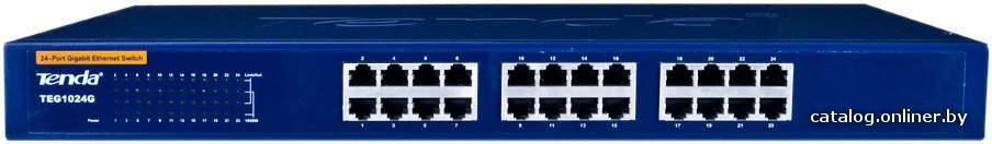 Неуправляемый коммутатор Tenda TEG1024G