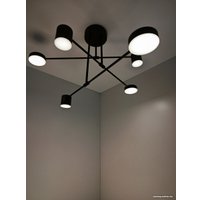 Люстра средней высоты Mirastyle Диод XL-21015/3+3 BK