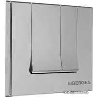 Панель смыва Berges Wasserhaus Novum S2 (матовый хром)