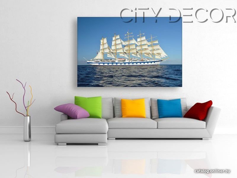 Модульная картина Citydecor Море/Водопады 1.74 60x90 см