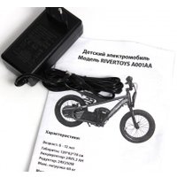 Электромотоцикл RiverToys A001AA (фиолетовый)