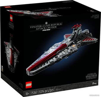 Конструктор LEGO Star Wars 75367 Республиканский ударный крейсер типа Венатор