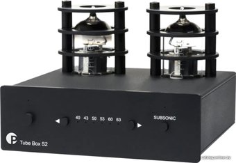 MM/MC фонокорректор Pro-Ject Tube Box S2 (черный)