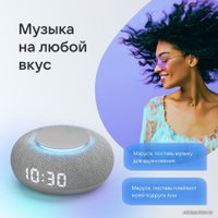 Умная колонка VK Капсула Мини (светло-серый)