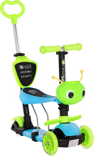Трехколесный самокат Lorelli Smart Plus (blue/green)