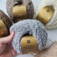 Пряжа для вязания Gazzal Alpaca Boucle 129 50 г 140 м (темно-серый)