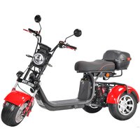 Электроскутер White Siberia CityCoco WS-Pro Trike 3000W 21Ah (с красными брызговиками)