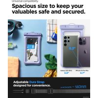 Чехол для телефона Spigen A610 Universal Waterproof Float ACS06009 (синий)