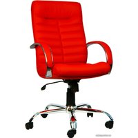 Офисное кресло Everprof Orion Mini Chrome (экокожа, красный)