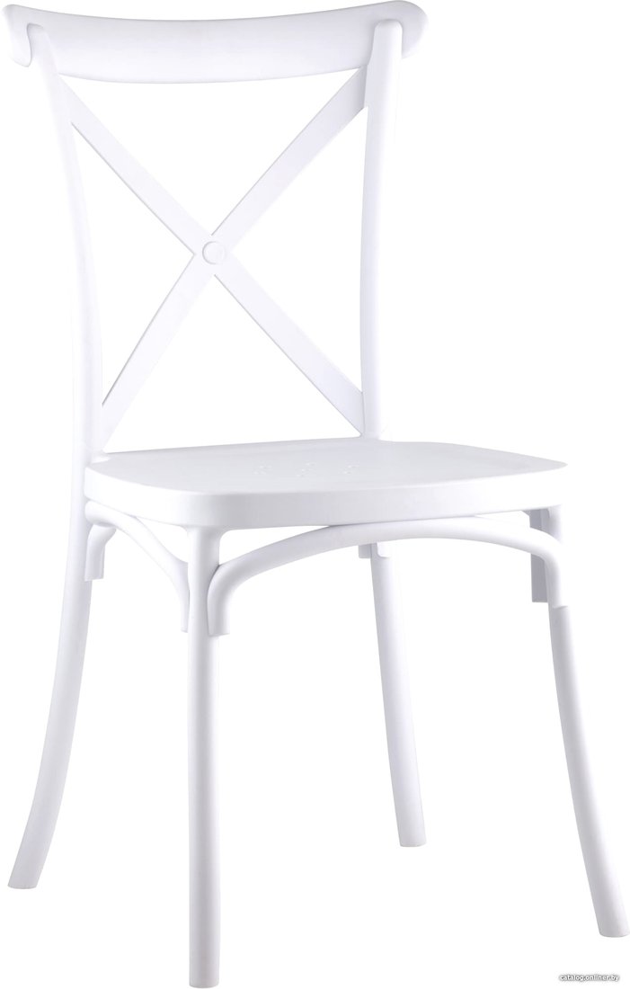 Стул Stool Group Кроссбэк пластиковый (белый)