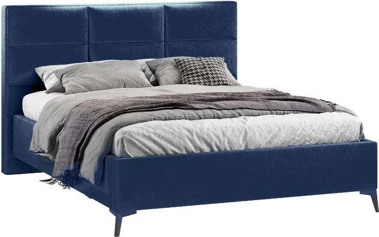 

Кровать Трия Делана Тип 1 с подъемным механизмом 160x200 (микровелюр Wellmart Blue)
