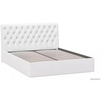 Кровать Трия Скарлет универсальная тип 1 с ПМ и заглушиной 160x200 (кожзам белый)