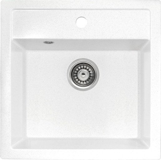 

Кухонная мойка Saniteco Terra (белый с сифоном)