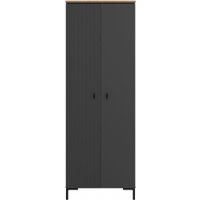 Шкаф распашной Black Red White San Gimnignano SZF2D/70 (антрацитовый/дуб нокс, антрацитовый/готик)