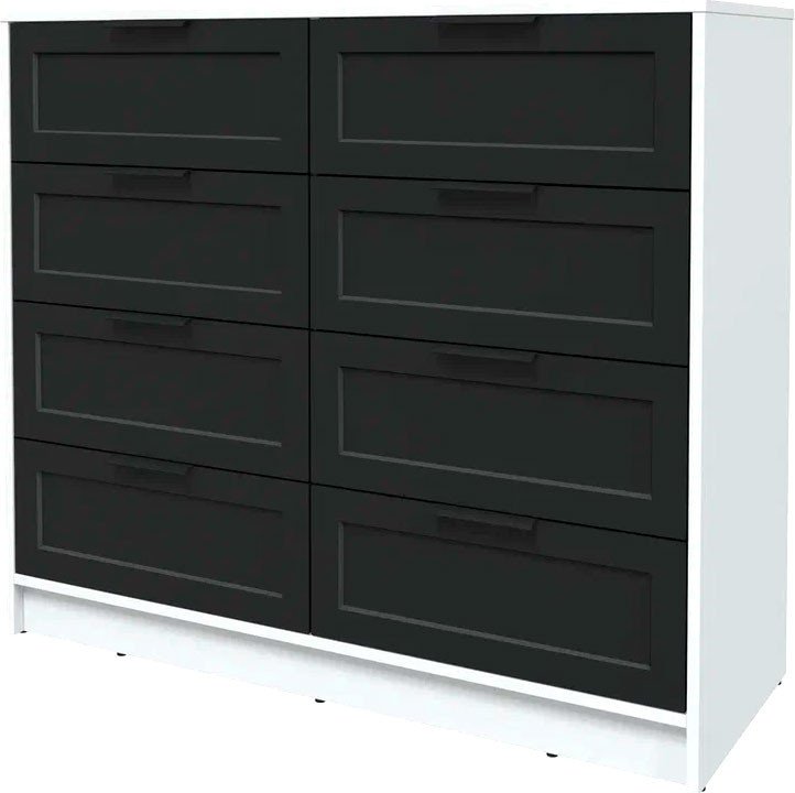 

Комод Интерлиния Концепт Тренд КТ-К117 (белый платинум/черный)