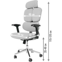 Игровое (геймерское) кресло Jiqiao R6001-ЧС (черный/серый)