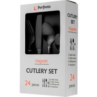 Набор столовых приборов Perfecto Linea Majestic 21-250130BLM