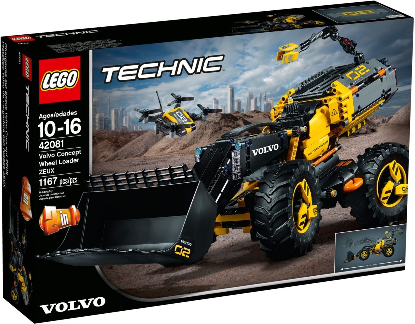 

Конструктор LEGO Technic 42081 Volvo Колесный погрузчик Zeux