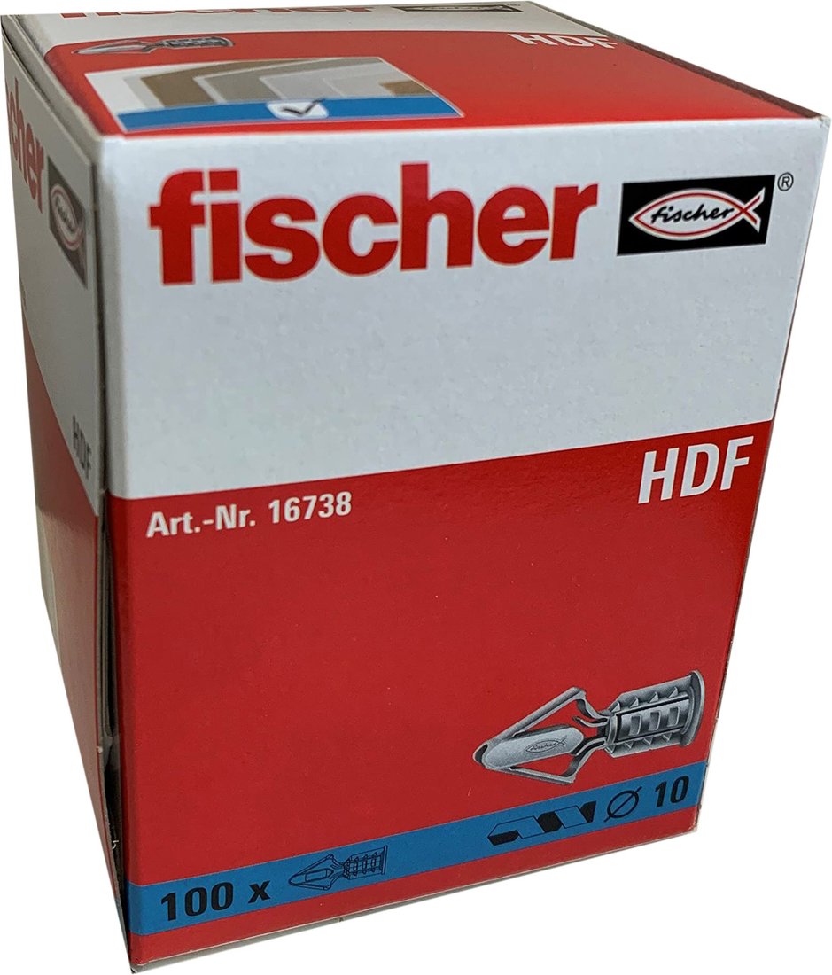 

Дюбель для гипсокартона Fischer Board fixing HDF 16738 (100 шт)