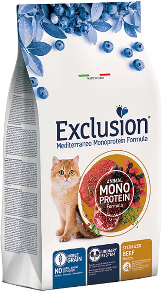 

Сухой корм для кошек Exclusion Monoprotein Sterilized Beef NGCSB03 (300 г)