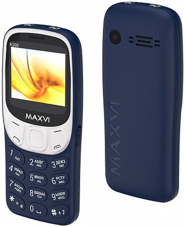 

Телефон Maxvi K200 (синий)