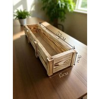 Кашпо KraftHouse Балконный ящик 15x9x52 2044638951431 (обожженный)