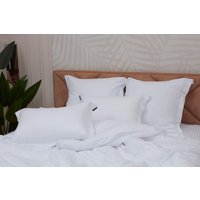 Евро комплект постельного белья Sofi De MarkO Моне Евро 2н Евро-СС-М-бел (белый)