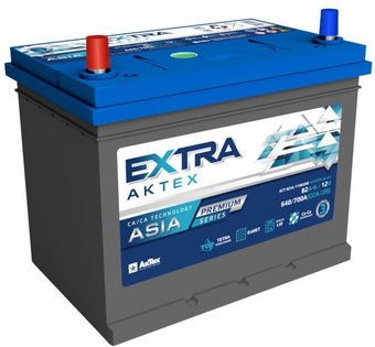 Автомобильный аккумулятор АкТех Extra Premium Asia L+ (82 А·ч)