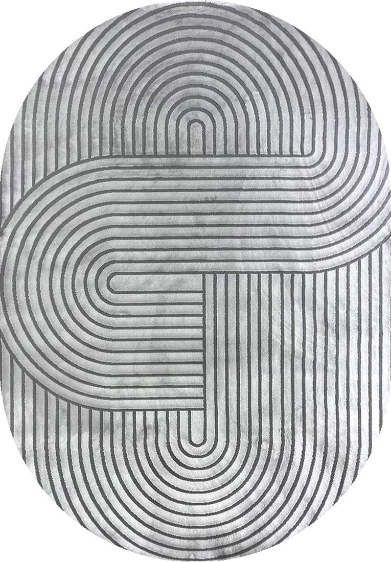 

Ковер для жилой комнаты Merinos Sign 01914-095-OVAL (1.6x2.3)
