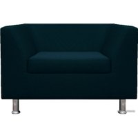 Интерьерное кресло Brioli Дедрик (рогожка, J17 темно-синий)