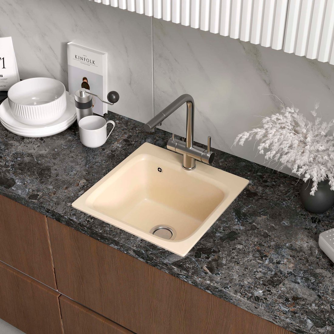 

Кухонная мойка Reflexion Base RX0743BE