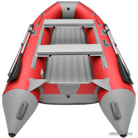 Моторно-гребная лодка Roger Boat Trofey 3500 (без киля, красный/серый)